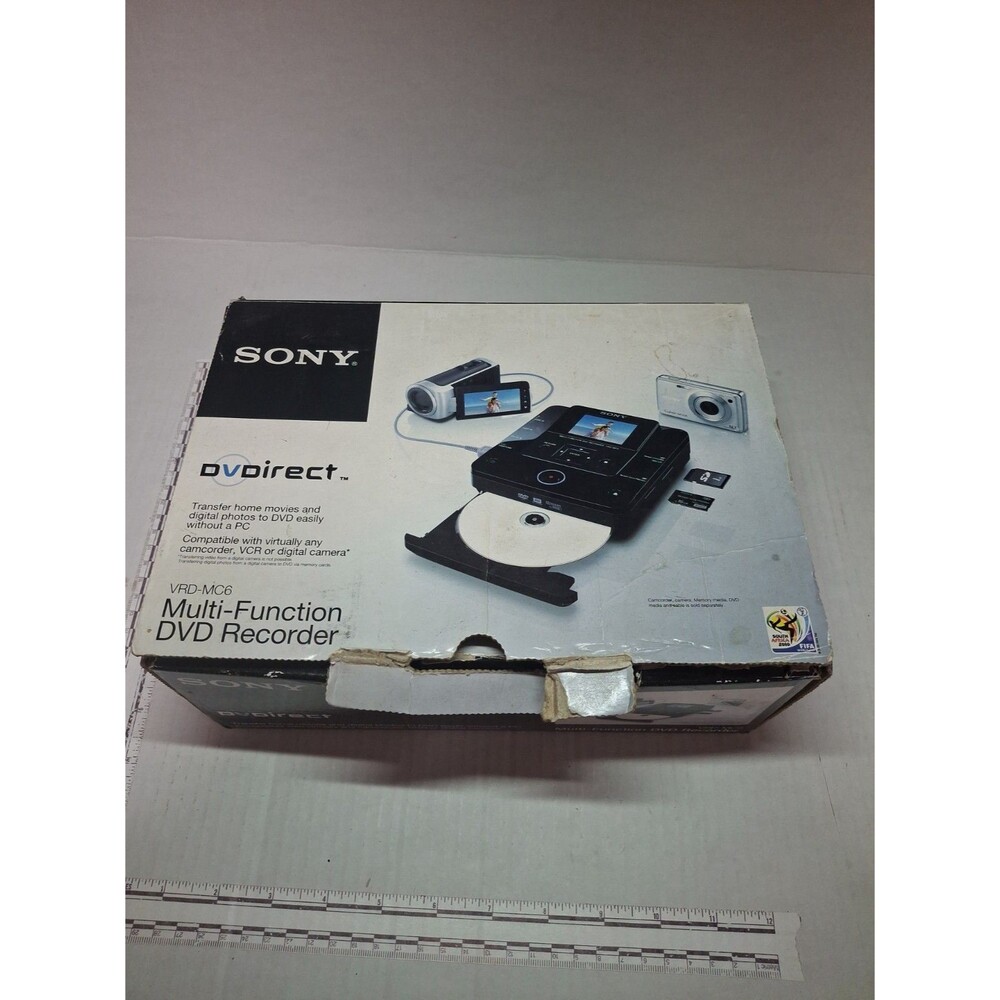 Sony DVDirect VRD-MC6 Multi-Function Tape-to-DVD Recorder USB. And supplies